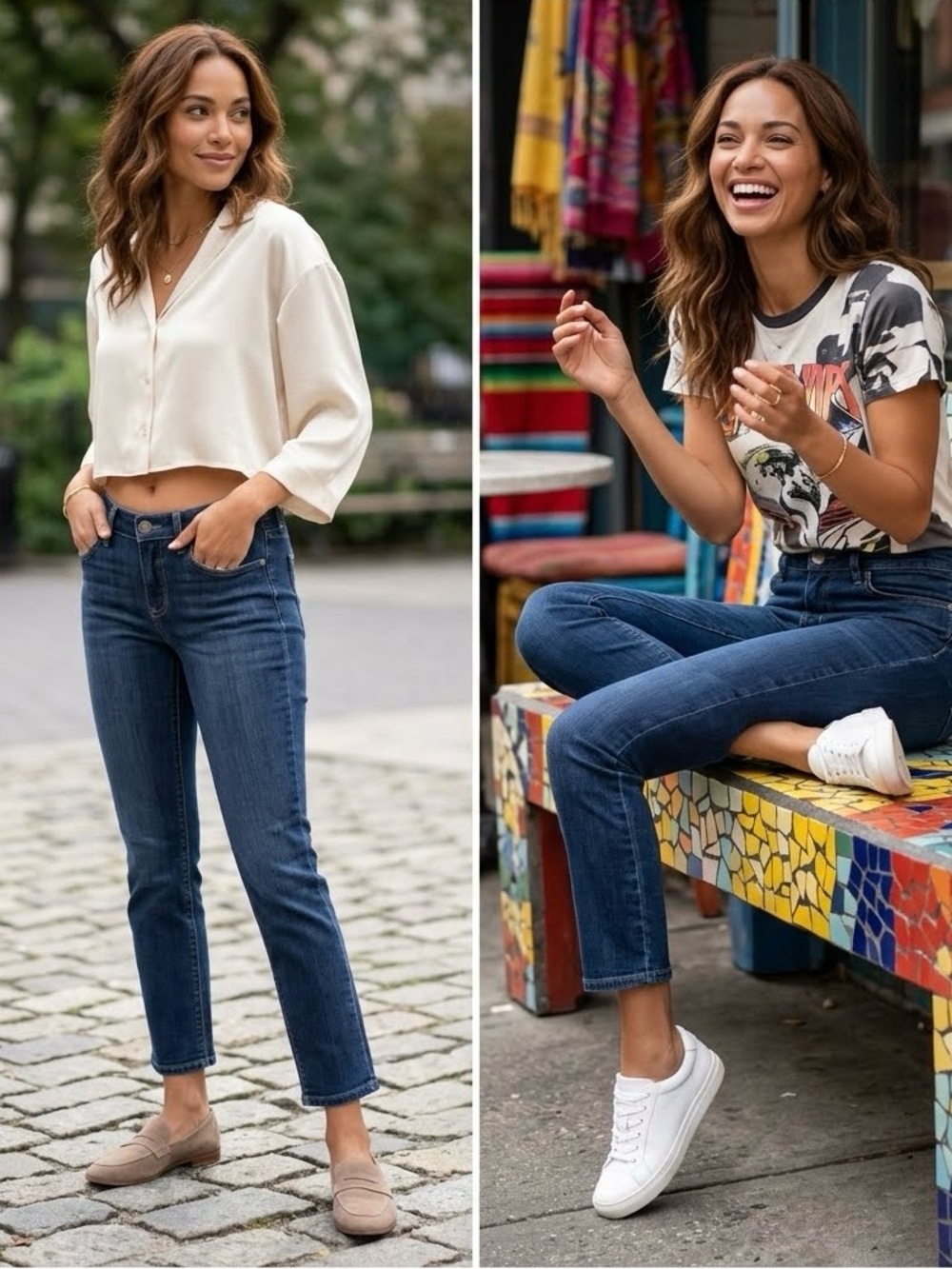 PAIGE Kylie Crop Skinny Jeans Medium Wash Sz 25